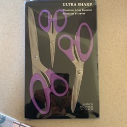3pc scissor set new in box