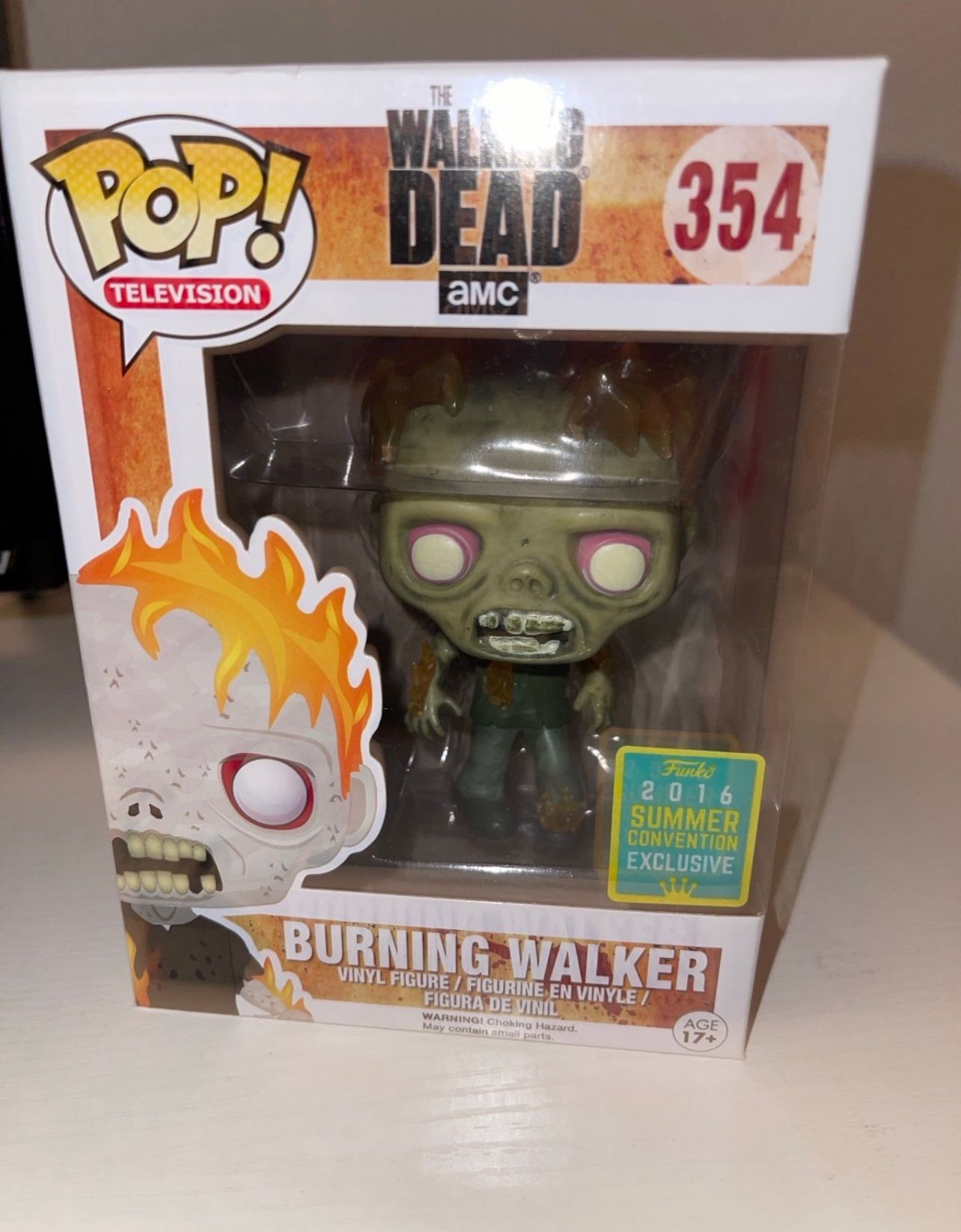 Funko Pop THE WALKING DEAD BURNING WALKER 354