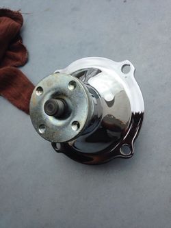 Chrome Chevy Water Pump