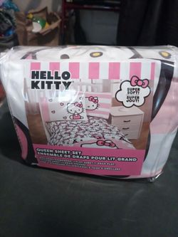 Hello Kitty (queen size) sheet set
