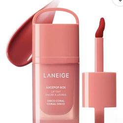 NEW Laneige Juicepop Box Lip Tint Disco Coral 