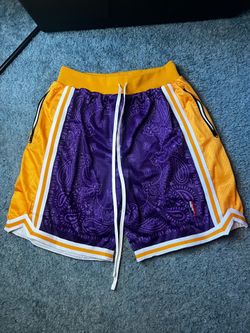 Collect+Select Los Angeles Lakers Paisley Shorts