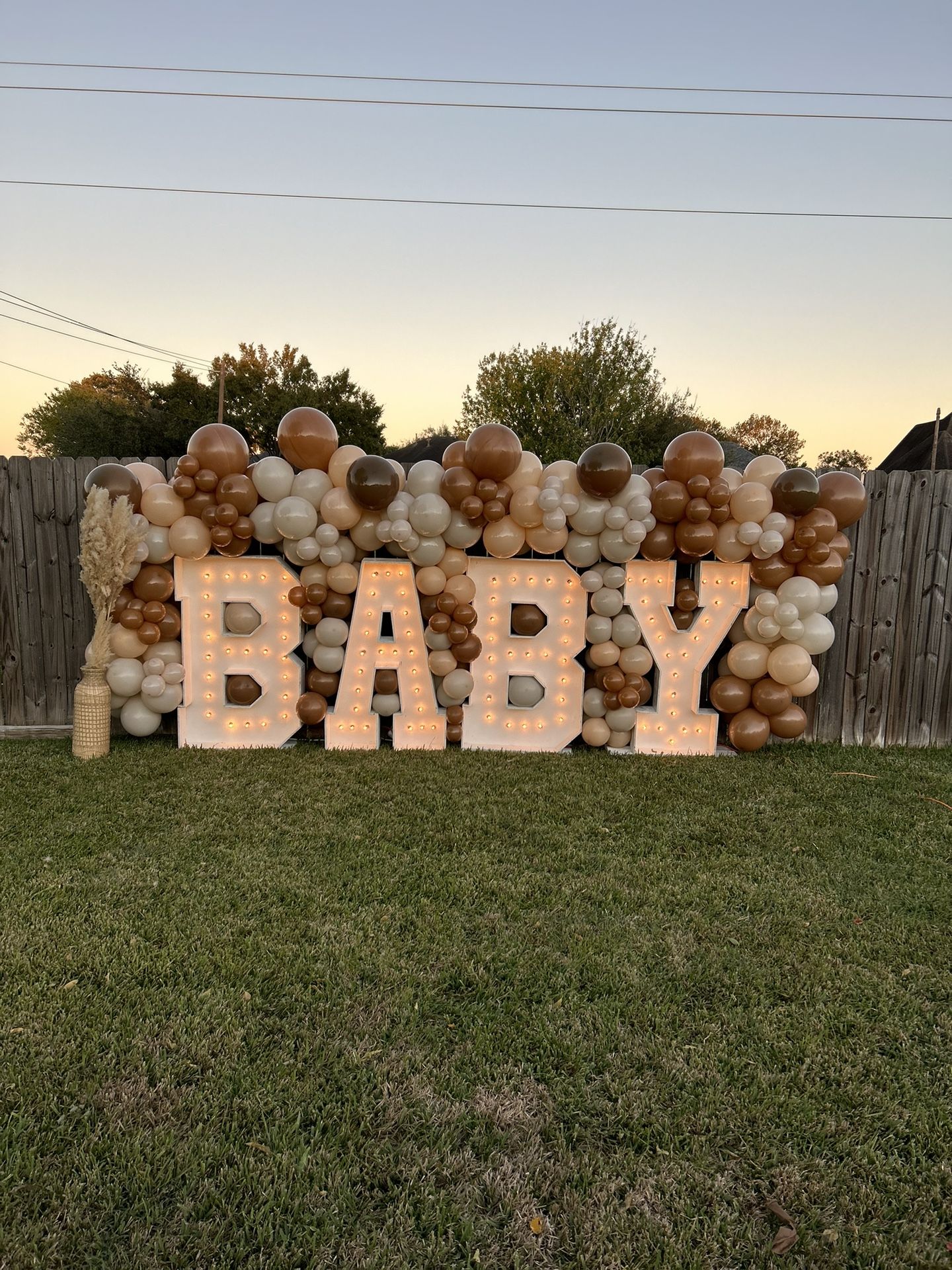 Baby Marquee Letters