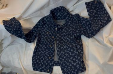 Louis Vuitton Denim Monogram Jacket - Size 46
