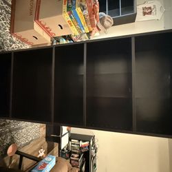 Dark Brown Bookshelf