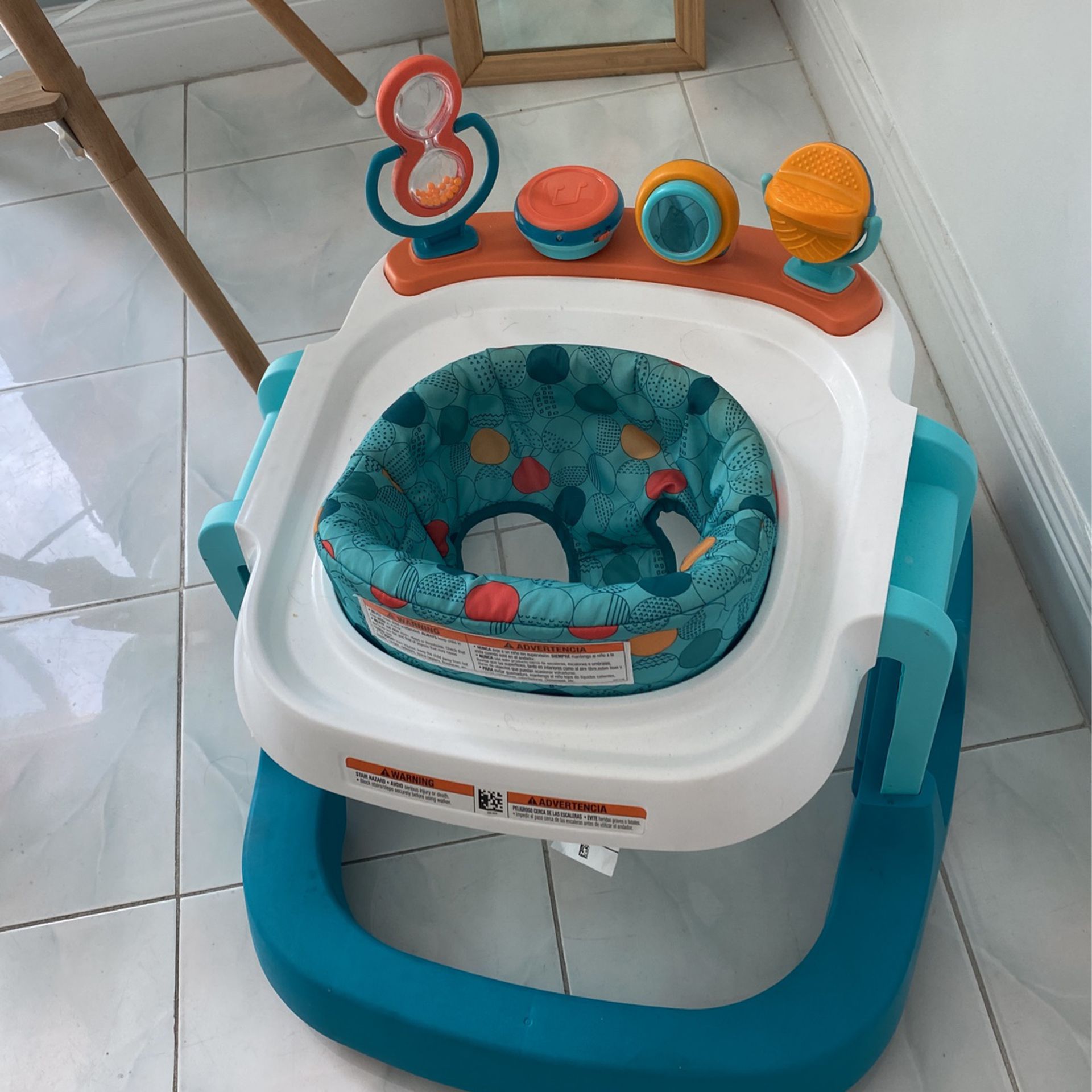 Baby Wheels Walker With Tray and Toys 