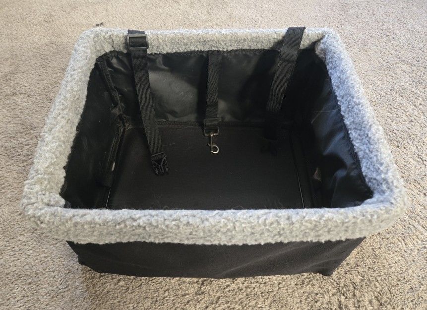 Small Dog Car Seat - Metal Frame W Double Layer Oxford