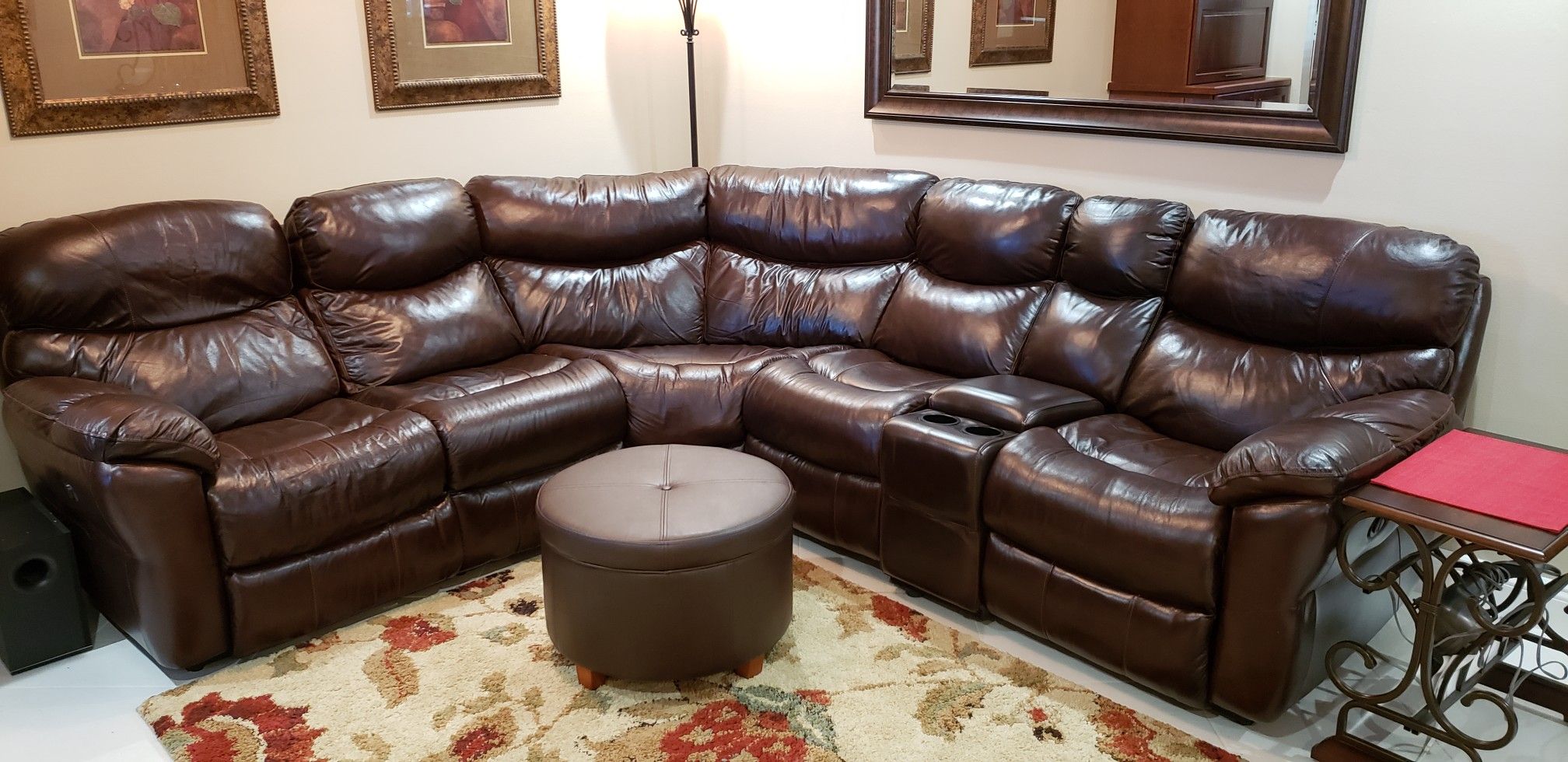 Leather Sectional Couch