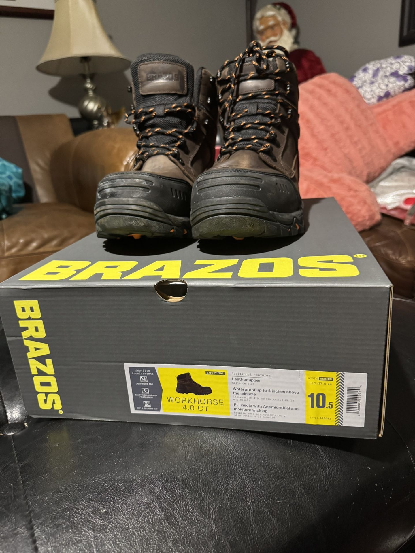 [WORK BOOTS] Brazos Workhorse 4.0 CT size 10.5 (OBO‼️)c