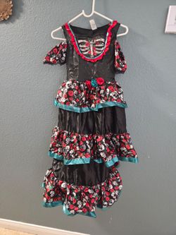 Day of the Dead Girls Halloween Costume Dress