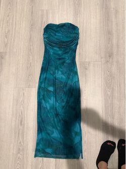 Blue dress