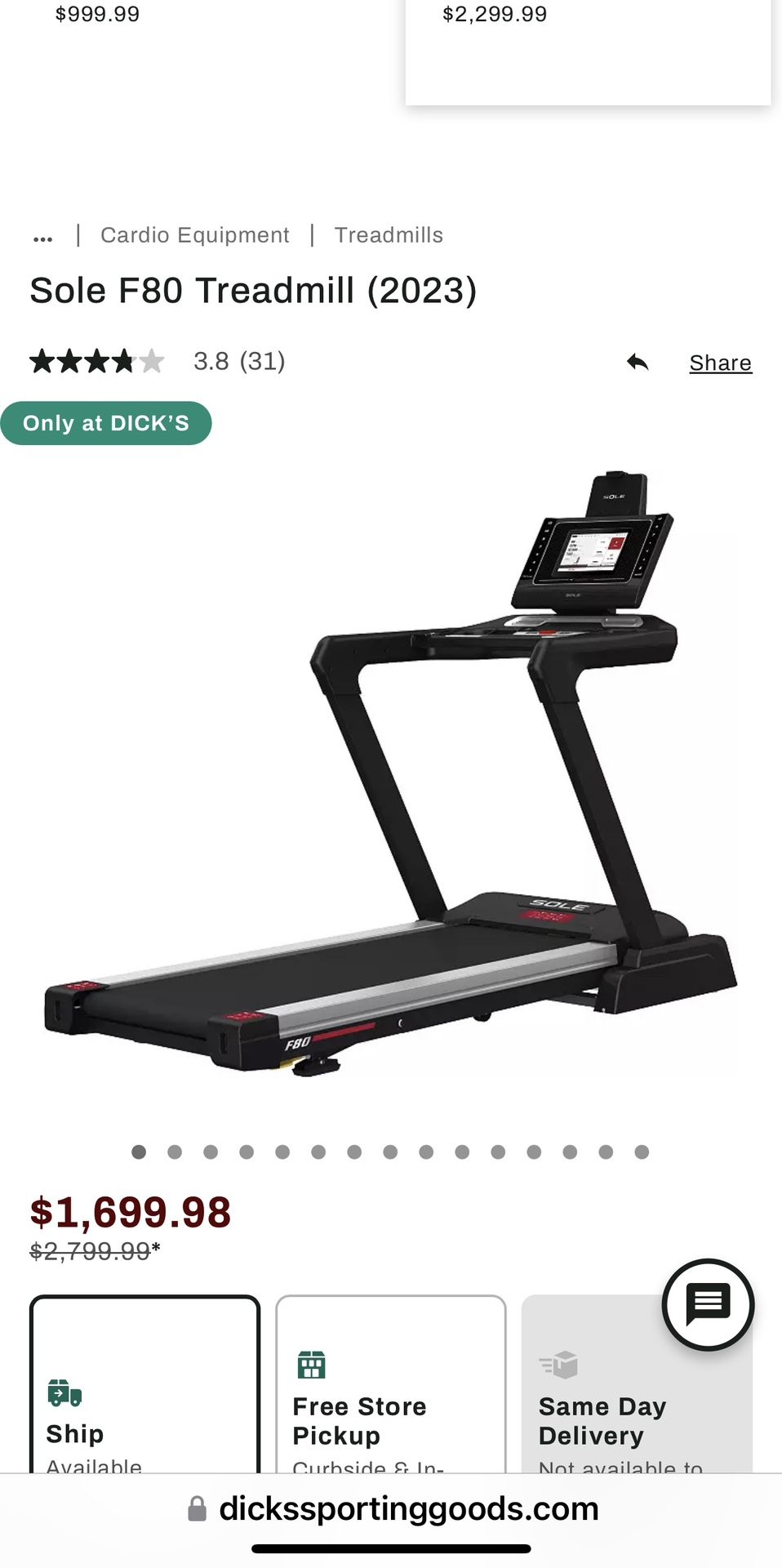 Sole F80 Treadmill for Sale in Scottsdale, AZ OfferUp