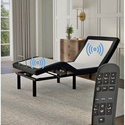 Nights e4 Twin XL Adjustable Bed Base with Massage, Anti-Snore, Zero Gravity, Dual USB Charging Station