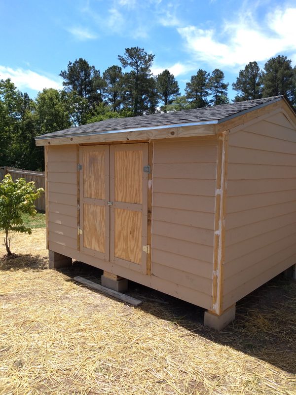 10 x 12 all wood storage building. for Sale in Henderson, NC OfferUp