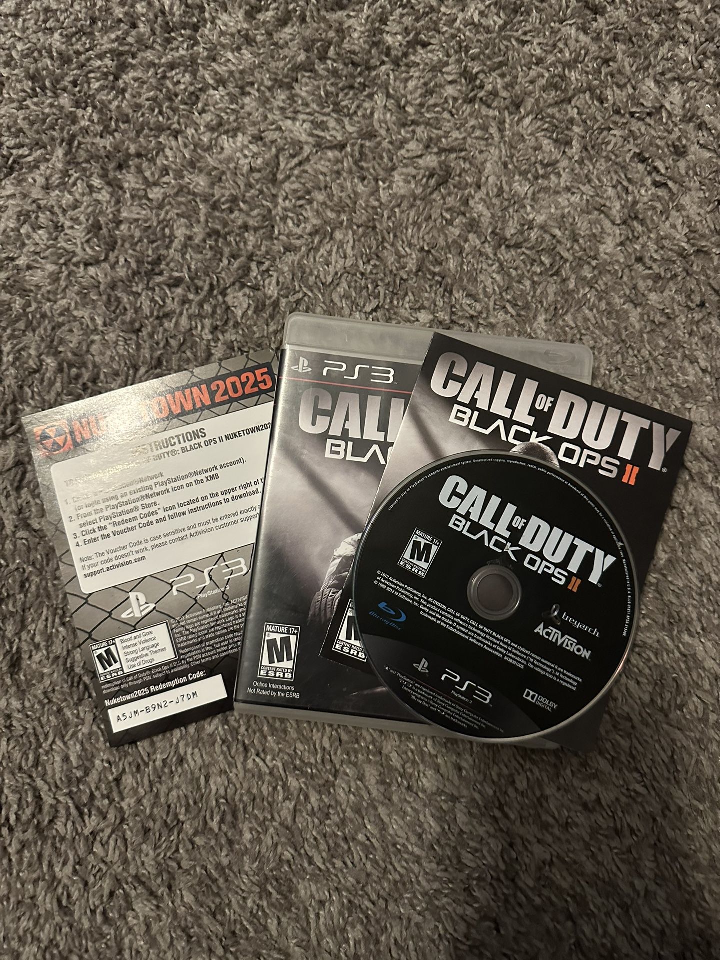 Call of Duty Black ops 2 Xbox 360 Físico original.