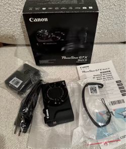 Canon PowerShot G7X Mark III Black