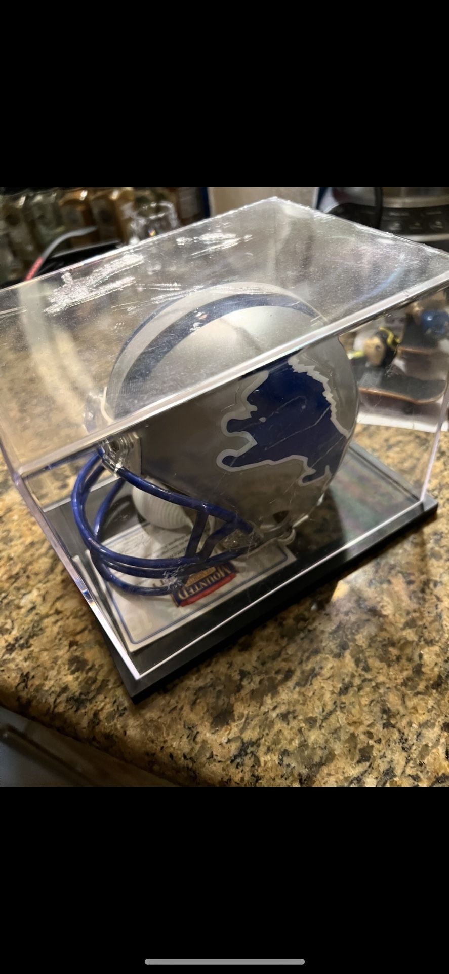 Autographed Helmet And Jersey !