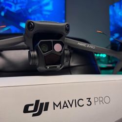 DJI Mavic 3 Pro Fly More Combo (DJI RC) — Triple Hasselblad Cameras.