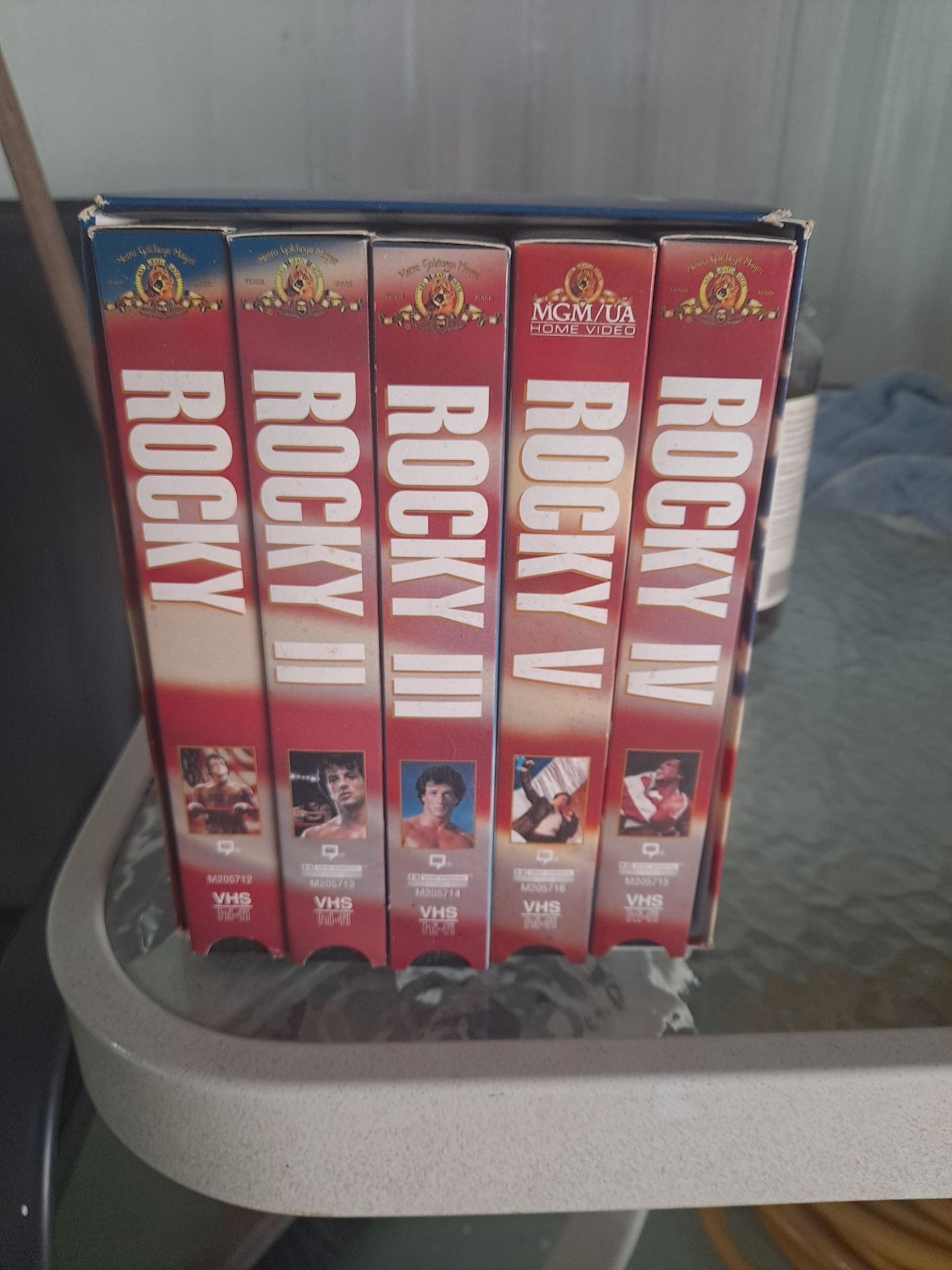 Rocky 1 2 3 4 and 5 vhs Movies $20