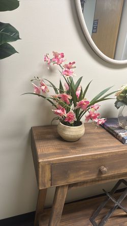 Faux flower plant