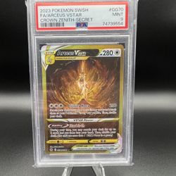 Arceus VSTAR Gold GG70 Crown Zenith PSA 9