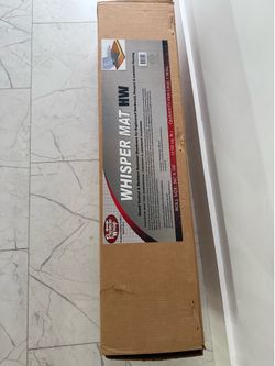 Roll Of Whisper Mat Under Hardwood And Laminate Cushioned Flooring Base