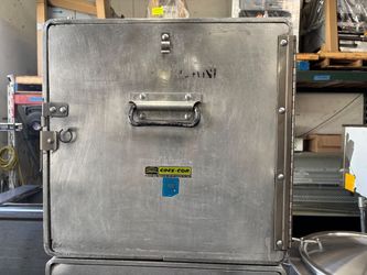 Food Transport Box Carrying Cabinet Front Load CresCor Aluminum NSF #4564