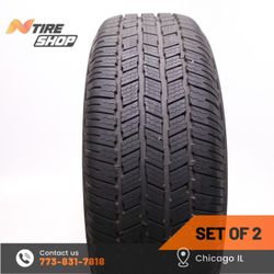 Pair of 2 Used 11/32    275/60R20  116H  Michelin  Defender LTX M/S 2
