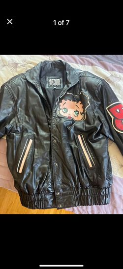 *Vintage* Betty Boop Maziar Leather Jacket