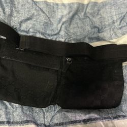 Black Gucci Fanny Pack 
