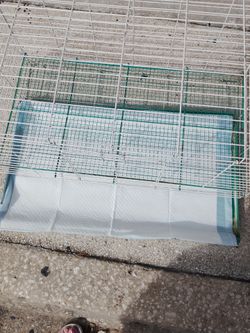 Indoor rabbit cage