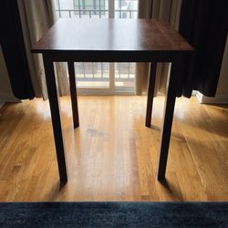 Solid wood dining table