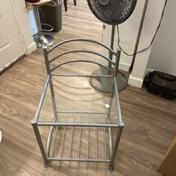 Two Glass In Tables And A Heart Coffee Table