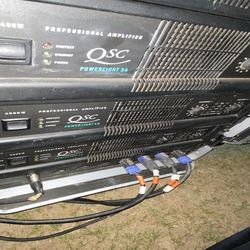 🔥 PRO AUDIO POWERHOUSE RACK – QSC POWERLIGHT SERIES 🔥 $3200 OBO — Plug & Play — Serious System
