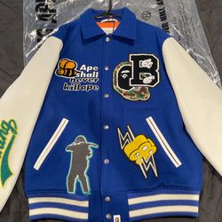 Bathing ape varsity jacket