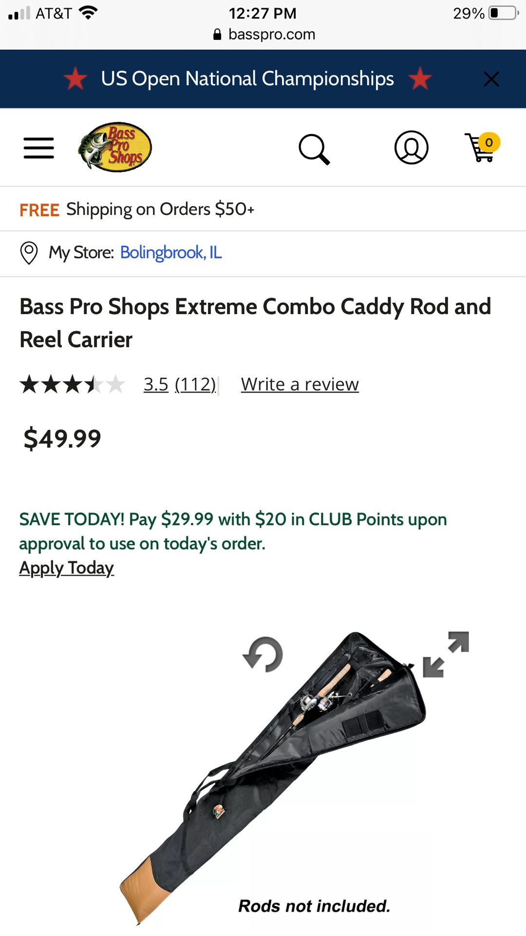 BASS PRO SHOPS EXTREME COMBO CADDY - NEW