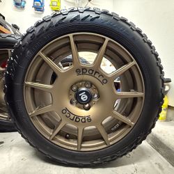 Sparco Terra Wheels | Falken Wildpeak AT Tires | 5 x 100