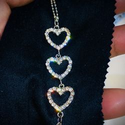 Beautiful Silver Heart Bracelet