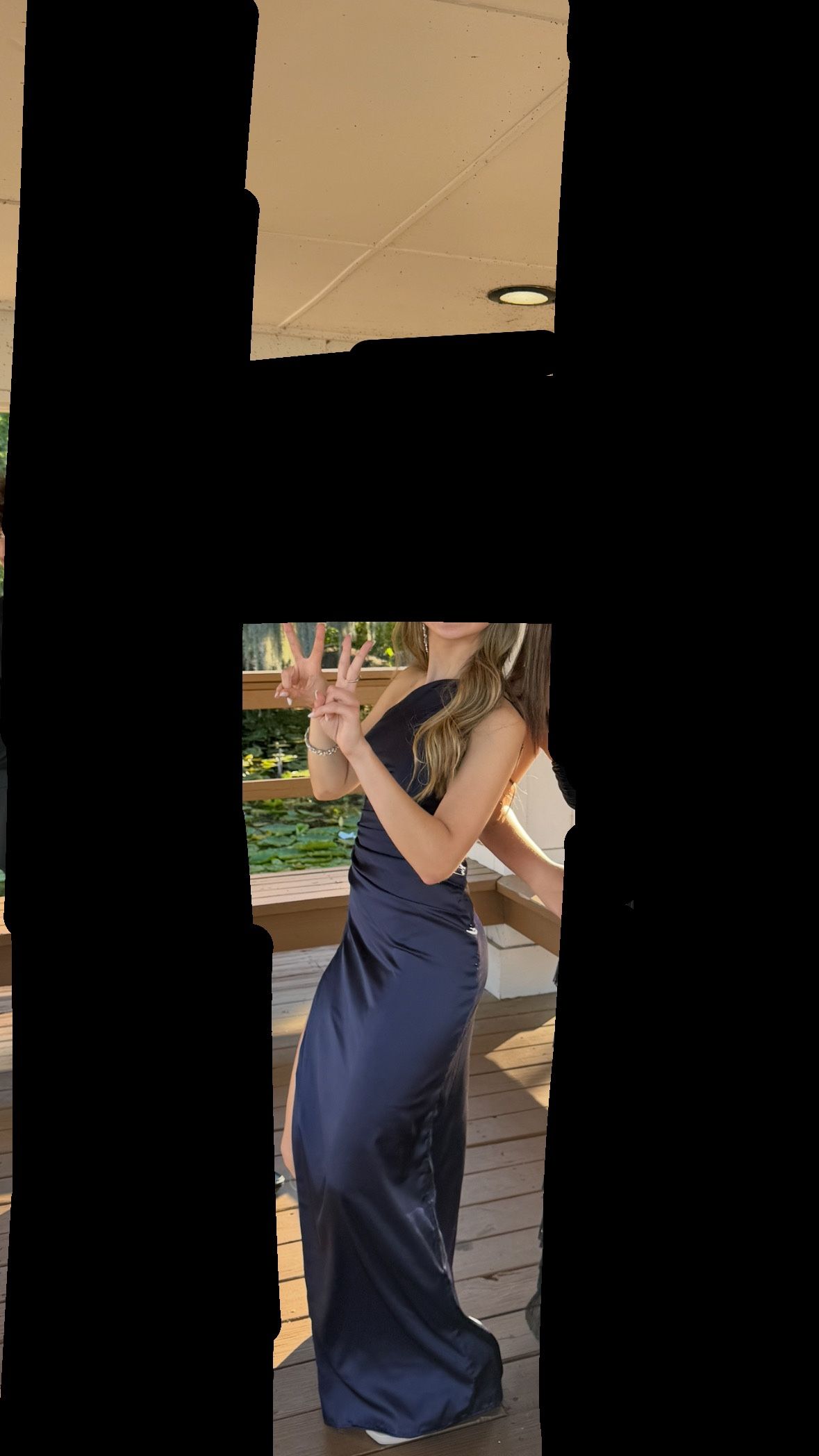 babyboo navy blue dress Sanya Maxi Dress