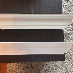 White Wooden Shelves (PICKUP ONLY)