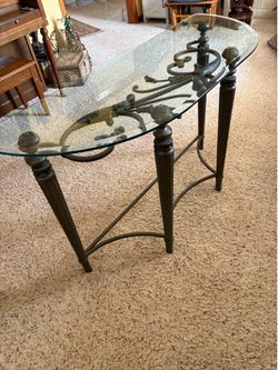 Tall table for living room and/or behind sofa