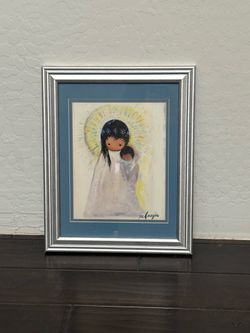 ‘Young Madonna’ DaGrazia 12x15” framed print