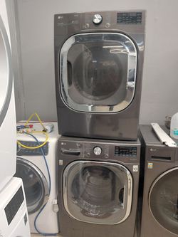 Electric set washer and dryer