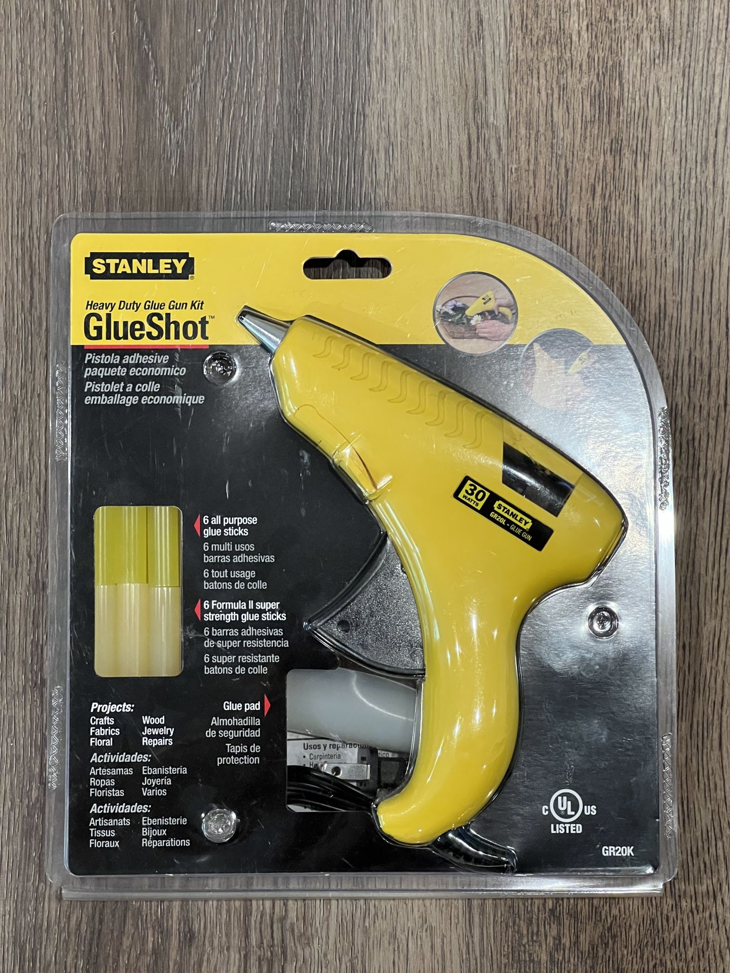New & Sealed: Stanley GlueShot GR20K Hot Melt Glue Gun