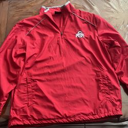 Ohio State Buckeyes Quarter zip Windbreaker
