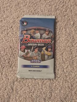 2025 Topps Bowman Baseball Mega Box Exclusive "Mojo" Chrome Pack - 5 Cards!