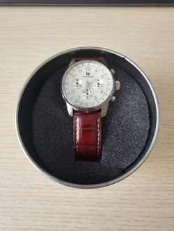 LIP Chronographe Watch with Original Tin