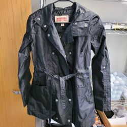 Women's Black Hooded Jacket