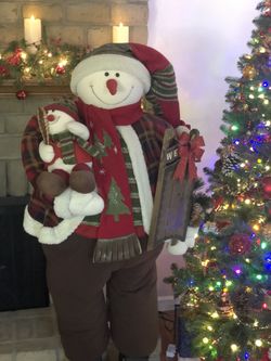 Christmas Snowman & Son