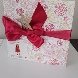 American Girl Doll Clothes Joyful Jewels Holiday Outfit Red Fancy Dress Shoes